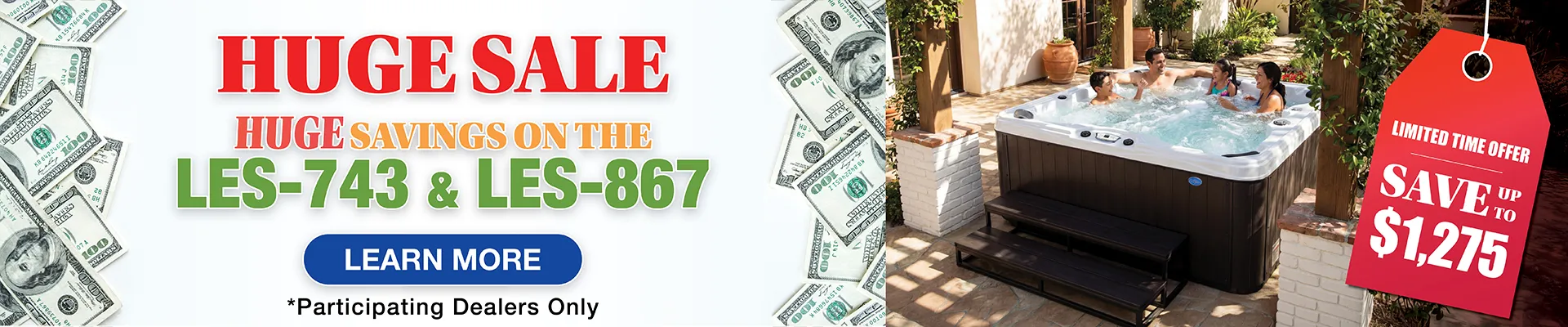 Calspas hot tub being used in a family setting - Orland Park